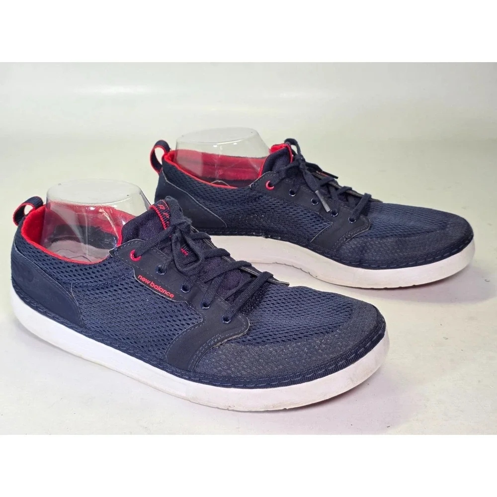 New Balance Apres Men's Sneakers Size 10 Navy Athletic Lightweight Boat Shoes‎